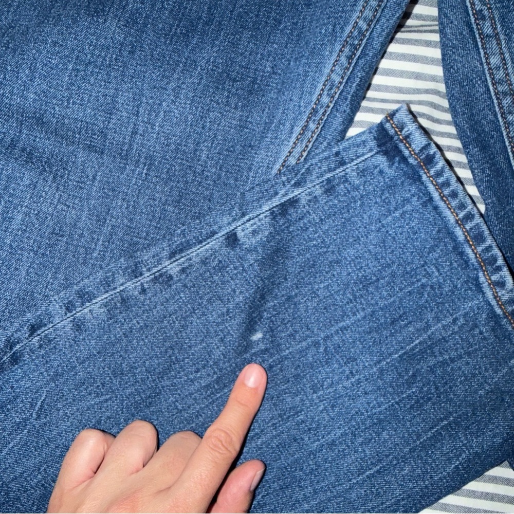 Abercrombie & Fitch Ultra High Rise Slim Straight Jeans (Size 16 LONG / 33 LONG) - Picture 6 of 8